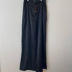 Nasty Gal Satin Wide Leg Tailored Trousers
